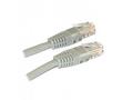 XtendLan Patch kabel křížený Cat 5e UTP 1m - šedý