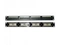 XtendLan Patch panel 19", 24 portů, Cat6, 30u Au, 