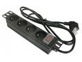 XtendLan 10" rozvodný panel 4x 230V, ČSN, vypínač,