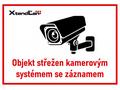 XtendLan Bezpečnostní tabulka (samolepka) pro kame