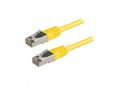 XtendLan Patch kabel Cat 5e FTP 0,5m - žlutý