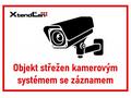 XtendLan Bezpečnostní tabulka (samolepka) pro kame