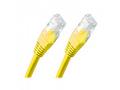 XtendLan Patch kabel Cat 6 UTP 0,25m - žlutý