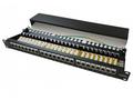 19" Patch panel XtendLan 24port, STP, Cat5E, krone