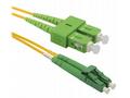 XtendLan FO patch LC, APC-SC, APC 1m 9, 125 duplex