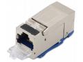 XtendLan Keystone jack RJ45, zaklapávací, CAT6A, T