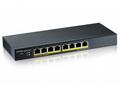 Zyxel GS1900-8HP, 8-port GbE L2 PoE Smart Switch, 