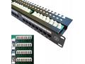 DATACOM Patch panel 24x RJ-45, Cat5e UTP, 19" s vy