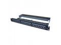 DATACOM Patch panel 19" STP 24 port CAT6 LSA 1U BK