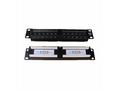 DATACOM Patch panel UTP 10" 12 port CAT5E, 2x6 poz