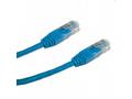 DATACOM Patch kabel UTP CAT5E 0,25m modrý