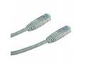 DATACOM Patchkabel 1m, UTP, Cat5e, RJ45, šedý