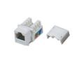 DATACOM Keystone UTP RJ45 Cat5E Dual MINI bílý