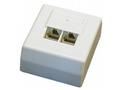 DATACOM STP dvojzásuvka nad omítku Cat6 FA-1004