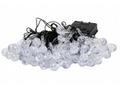 IMMAX LED solární dekorační řetěz DROP, 50xLED, IP