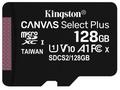 KINGSTON Canvas Select Plus 128GB microSD, UHS-I, 