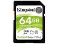 Kingston paměťová karta 64GB Canvas Select Plus SD