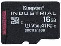 KINGSTON 16GB microSDHC Industrial C10 A1 pSLC Car