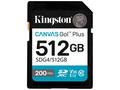 Kingston paměťová karta 512GB SDXC Canvas Go Plus 
