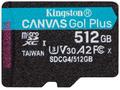 Kingston Canvas Go Plus A2, Micro SDXC, 512GB, UHS