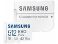 Samsung paměťová karta 512GB EVO Plus micro SDXC +