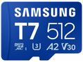 SAMSUNG T7 microSDXC 512GB, CL10 UHS-I U3, A2, V30