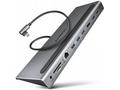 AXAGON HMC-4KX3 USB 5Gbps hub, 3x USB-A, 2x HDMI, 