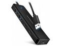 AXAGON HUE-C2A, 4× USB 5Gbps TRAVEL hub, 2× USB-A 