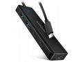AXAGON HUE-C2C, 4× USB 5Gbps TRAVEL hub, 2× USB-A 
