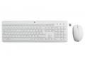 HP 230 Wireless Mouse and Keyboard Combo (White) C