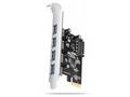 AXAGON PCEU-430RS, PCIe řadič, 4x USB 5Gbps port, 