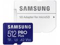 SAMSUNG PRO Plus MicroSDXC + SD Adaptér, CL10 UHS-