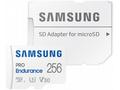SAMSUNG PRO Endurance MicroSDXC 256GB + SD Adaptér