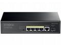 STRONG switch SW5011POE+, 4x port Gigabit POE+, 1x