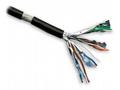 DATACOM S, FTP drát CAT7 PE, Fca 100m, plášť černý