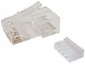 Konektor RJ45 CAT6 UTP 8p8c pro drát, 100ks