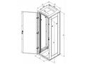 Triton 19" stojanový rozvaděč RMA 45U, 600x600mm, 