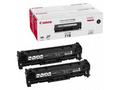 Canon originální toner CRG-718BK 2-pack, LBP-7200,