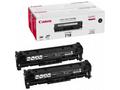 Canon toner CRG-718BK, černy - 2 pack