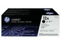 HP černý toner, Q2612AD, LJ 1010, 1022 - 2pack ori