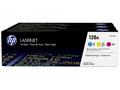 HP (128A) CMY 3-pack LJ Toner Cart, 3 x 1 300 str,