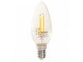 TESLA LED žárovka FILAMENT RETRO svíčka, E14, 2,5W