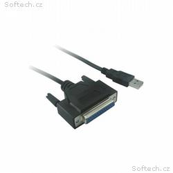 PremiumCord Konvertor USB 2.0 na paralelní port DB