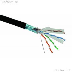 Solarix Kabel FTP PE drát c6 venkovní, 500m, špulk