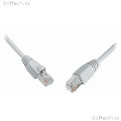 Solarix Patch kabel CAT5E SFTP PVC 0,5m šedý snag-