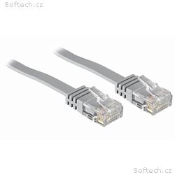 Solarix Patch kabel plochý CAT6 UTP LS0H 5m šedý n