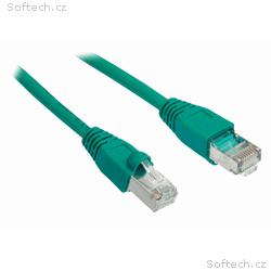 Solarix Patch kabel CAT6 SFTP PVC 2m zelený snag-p