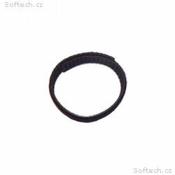 Solarix oboustranný suchý zip, černý, šířka 10mm, 