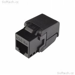 Solarix keystone c5e UTP RJ45 černý samořezný SXKJ