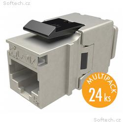 Solarix keystone c5e STP RJ45 černý pro kleště SXK